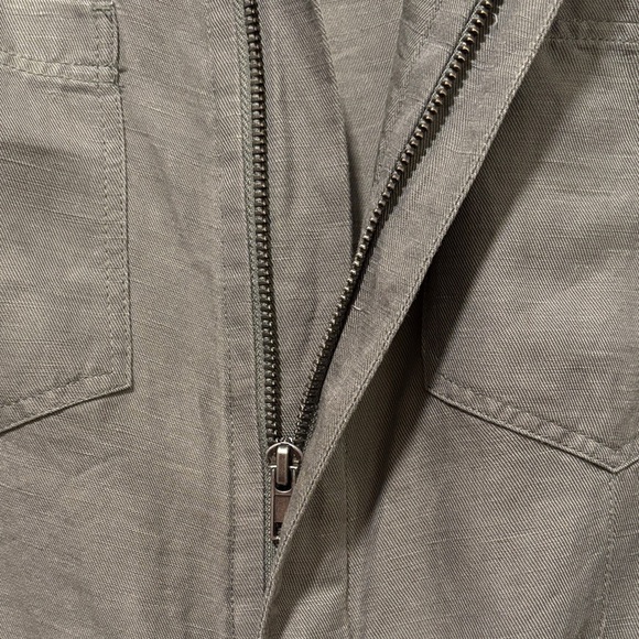 Gray Linen WomenJacket - Picture 3 of 5